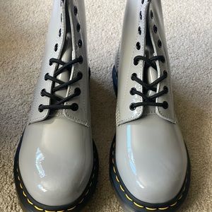 Brand new with box Dr.Martens patent gray